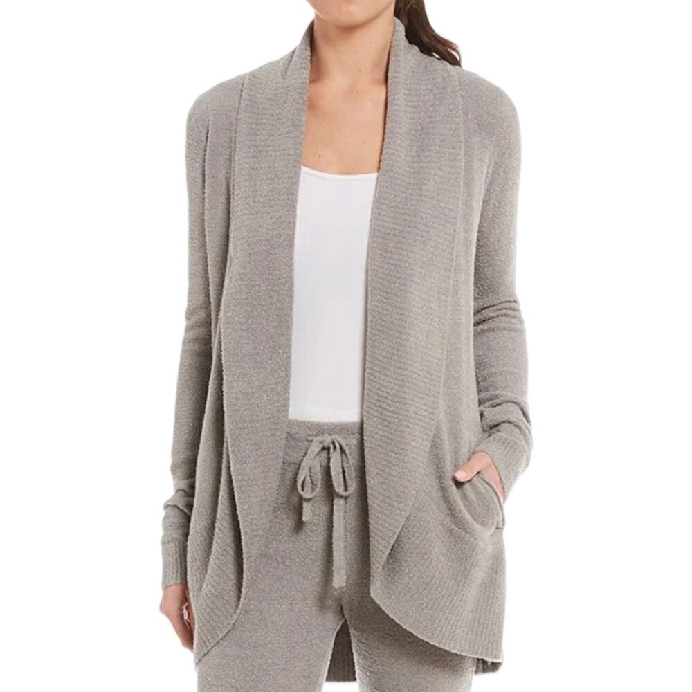 Barefoot Dreams Bamboo CozyChic Lite Circle Lounge Cardigan‎ Size M Gray